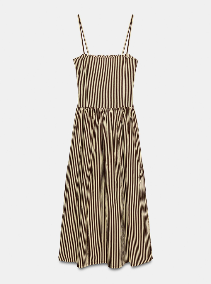 Mocha Lines Dress