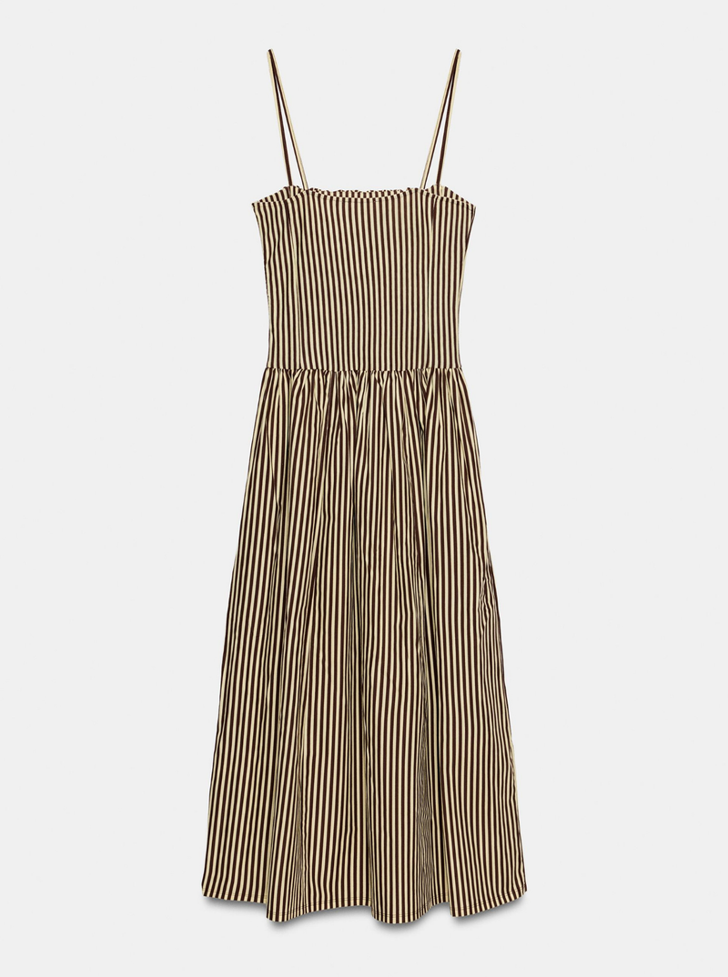Mocha Lines Dress