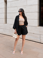 Linen short set