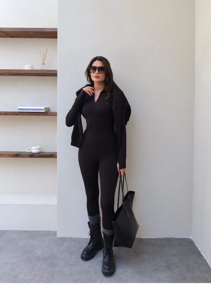 Contour Zip Jumpsuit