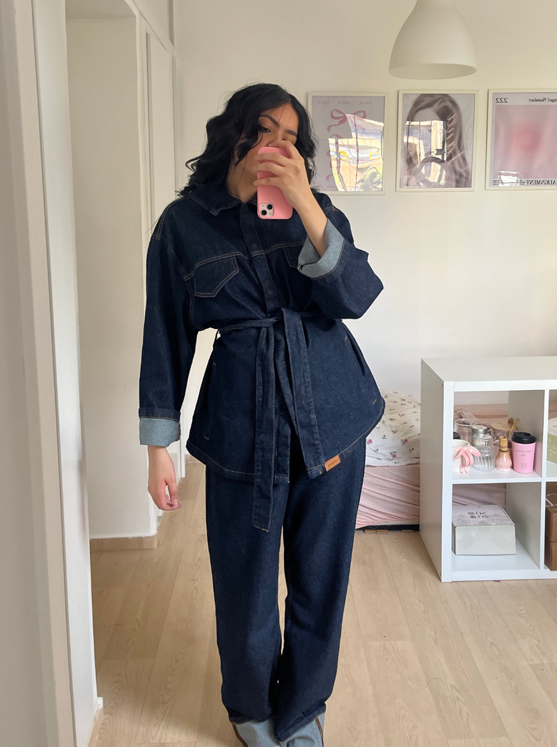 Oversized Denim  Suit (Copy)