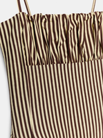 Mocha Lines Dress