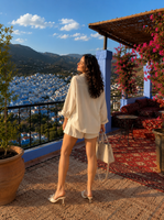 Linen short set