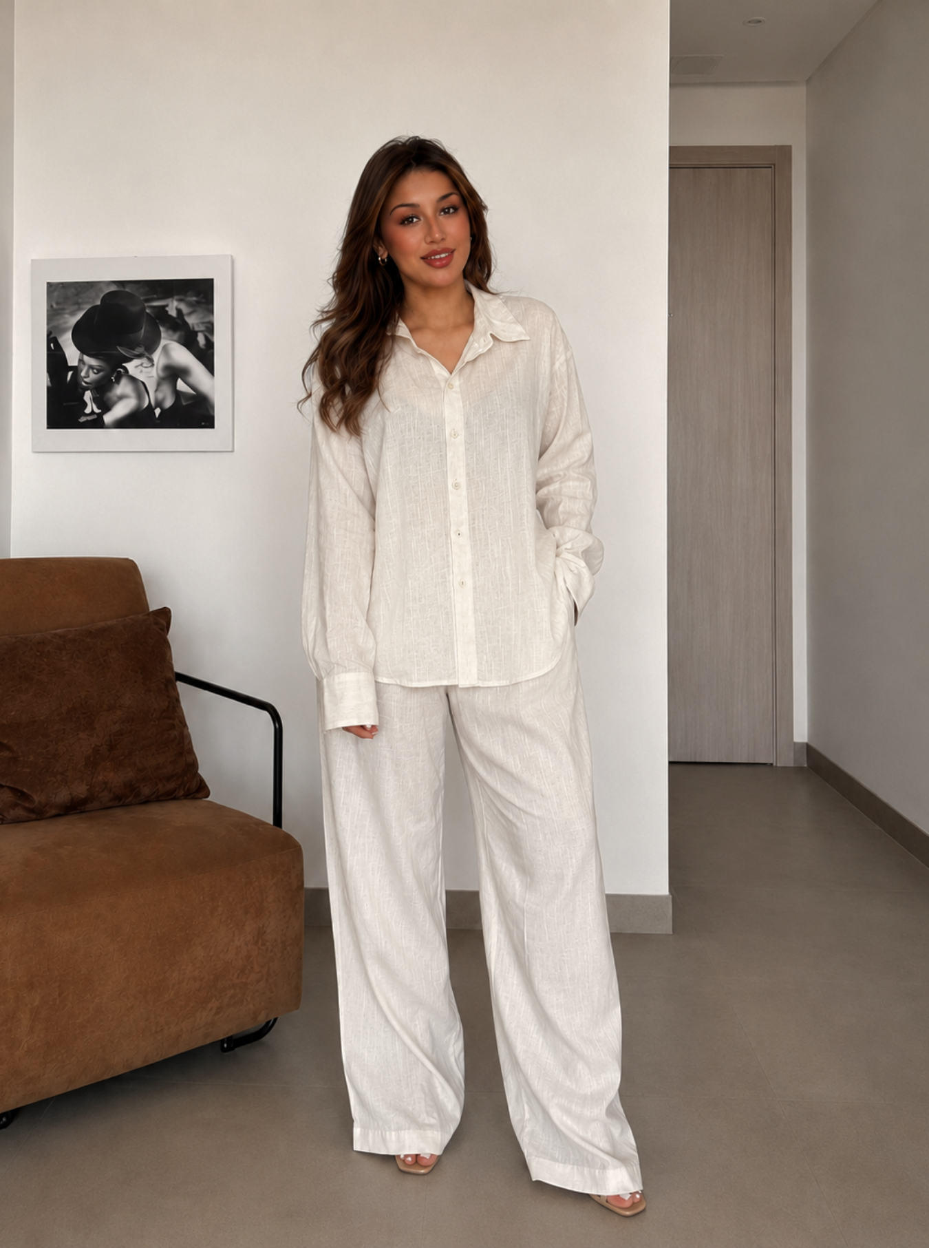 Blush Linen Set