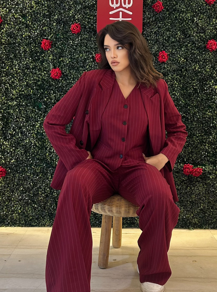 Pinstripe suit