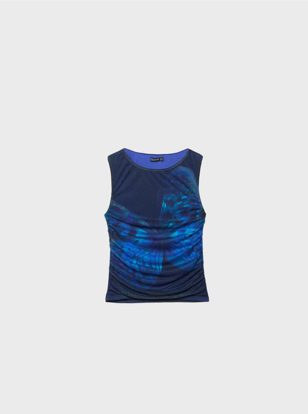 PRINTED Blue T-SHIRT