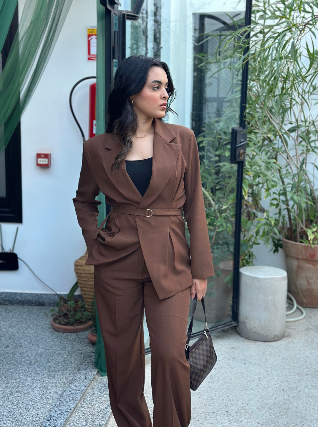 Waist-Cinched Suit