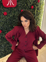 Pinstripe suit