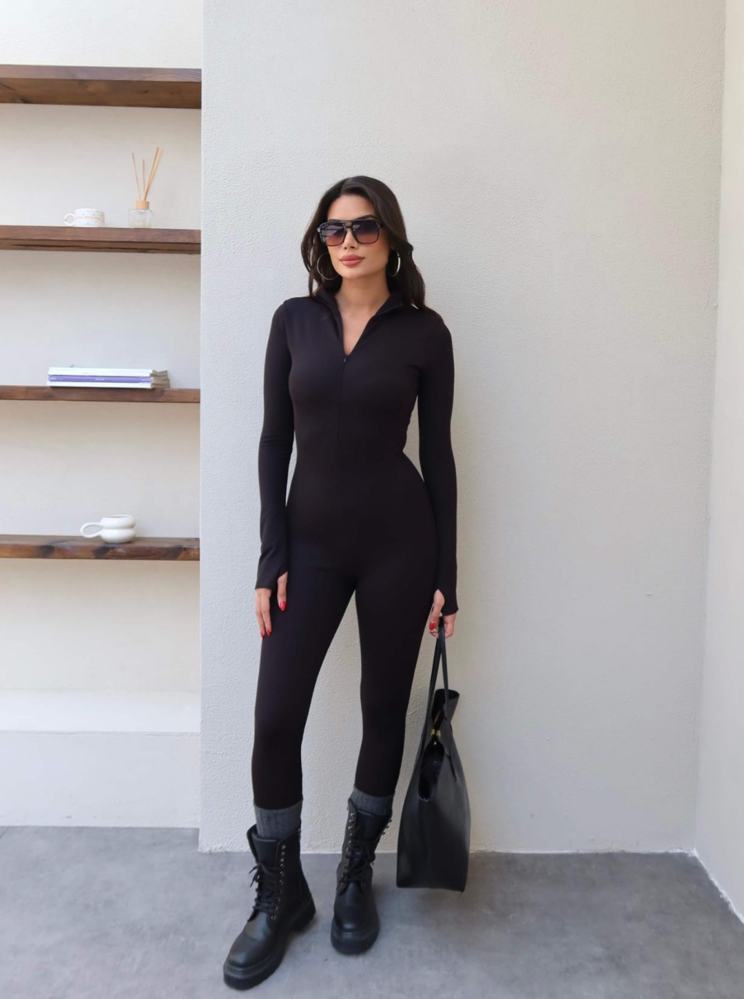 Contour Zip Jumpsuit