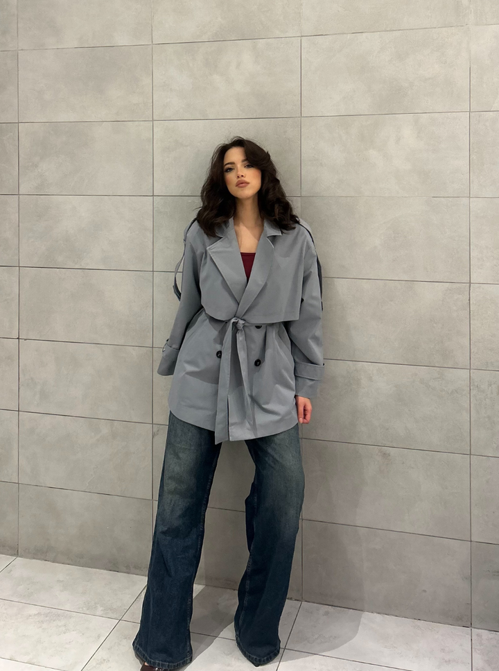 Oversize Short Flow Coat
