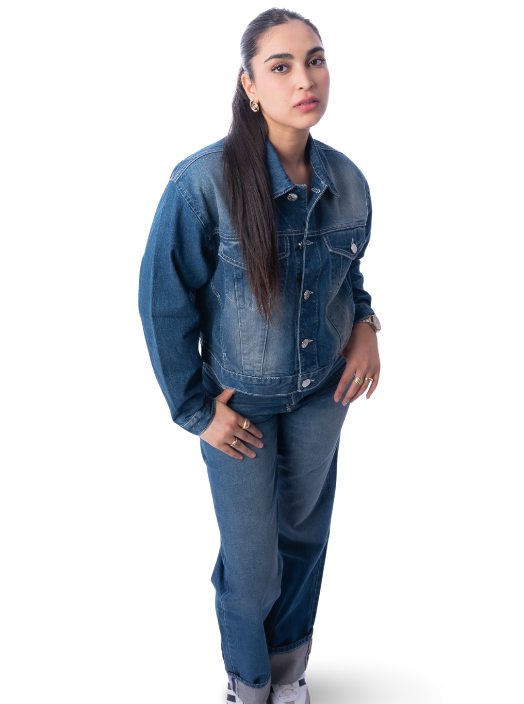 Denim Harmony Suit