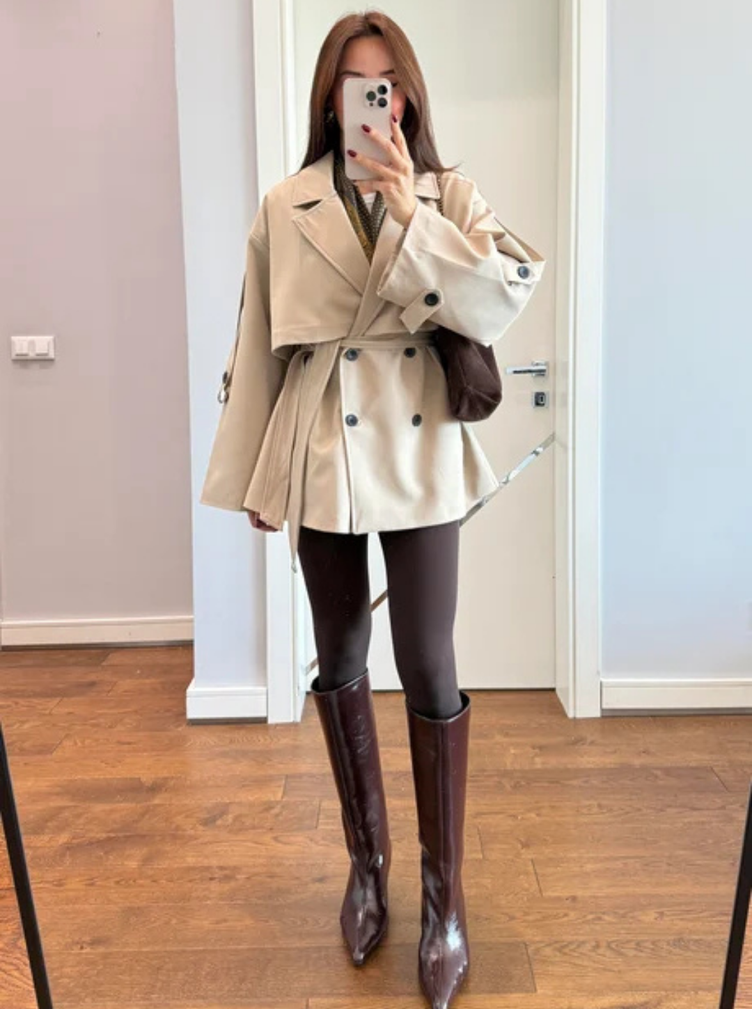 Oversize Short Flow Coat