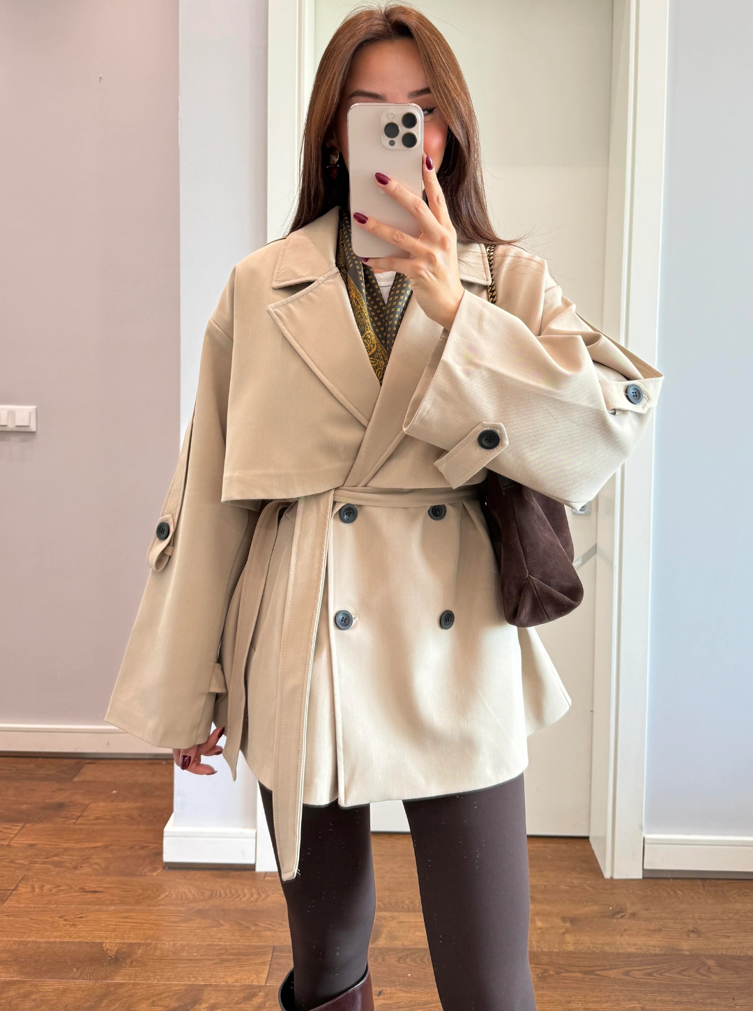 Oversize Short Flow Coat