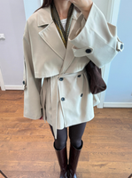 Oversize Short Flow Coat