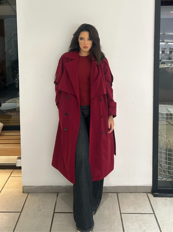 Oversize Long Trench