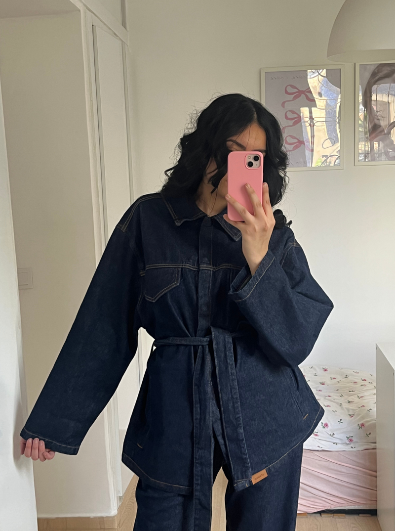 Oversized Denim  Suit (Copy)
