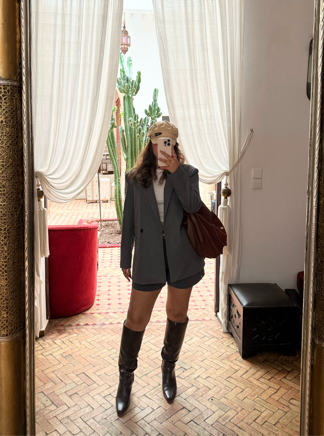 OVERSIZE BLAZER ( Grey )