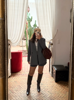 OVERSIZE BLAZER ( Grey )