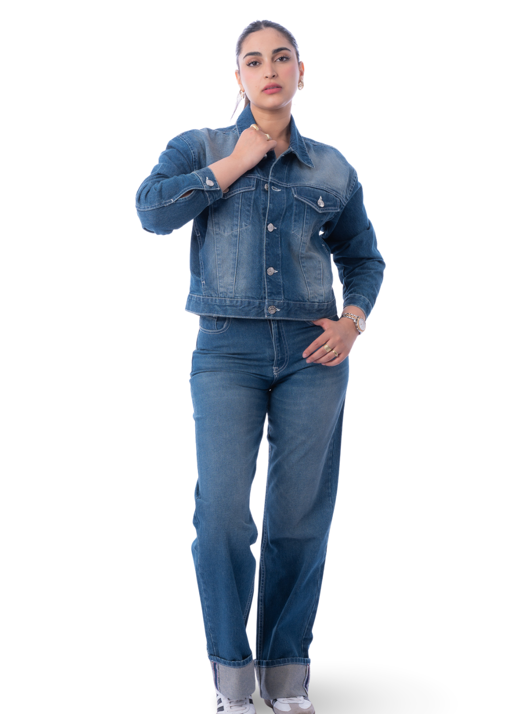 Denim Harmony Suit