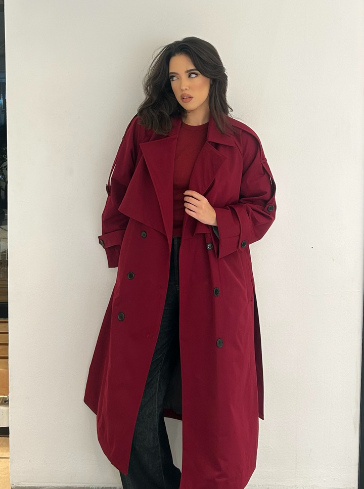 Oversize Long Trench