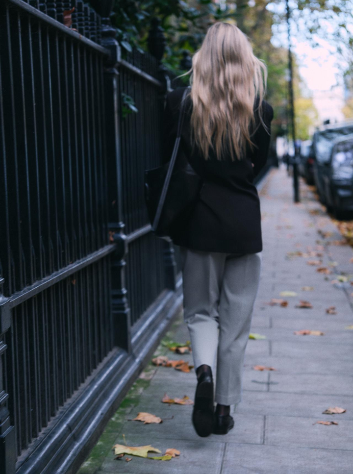 Veste oversize à double boutonnage