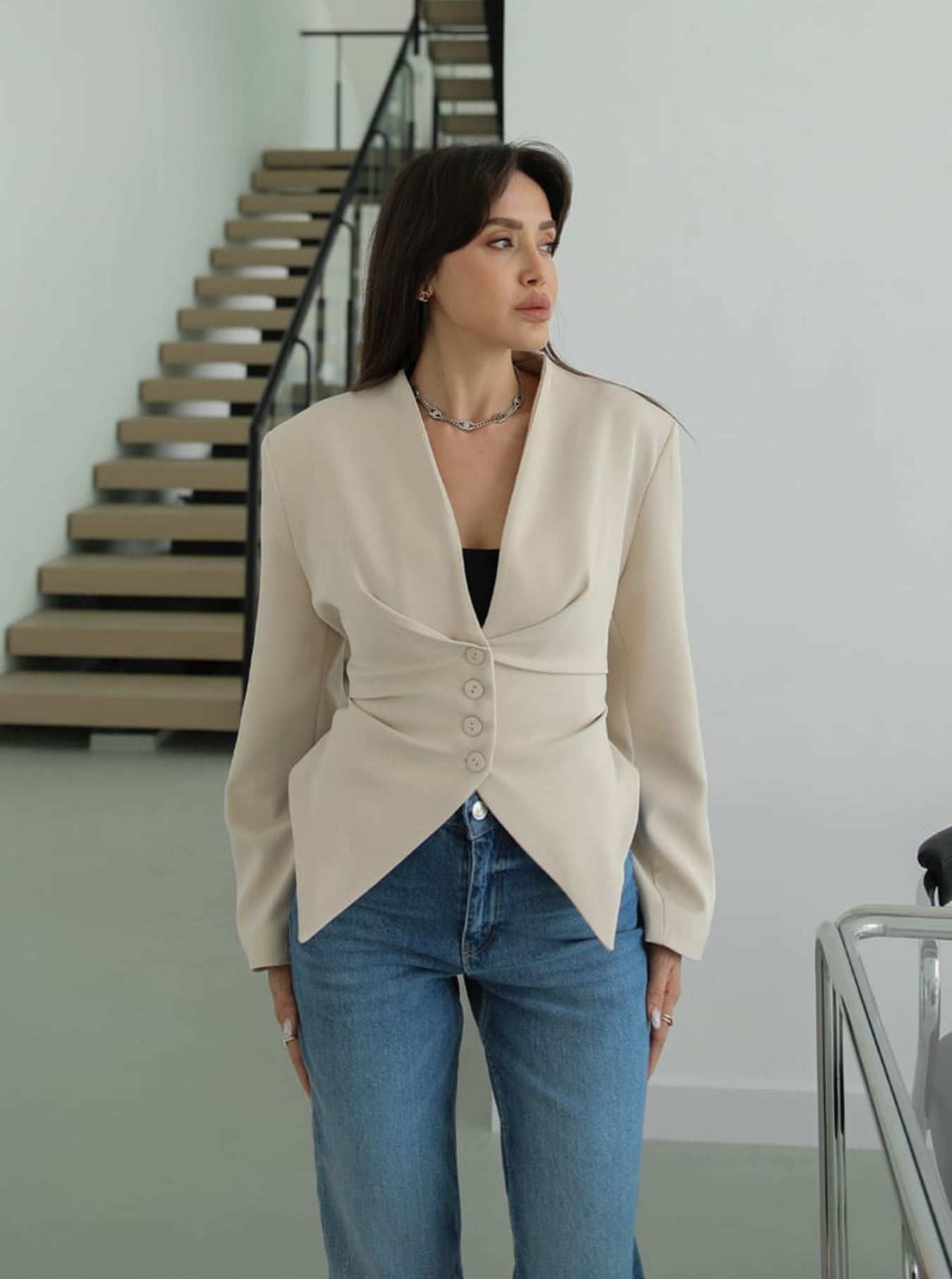 Curve Cut Blazer