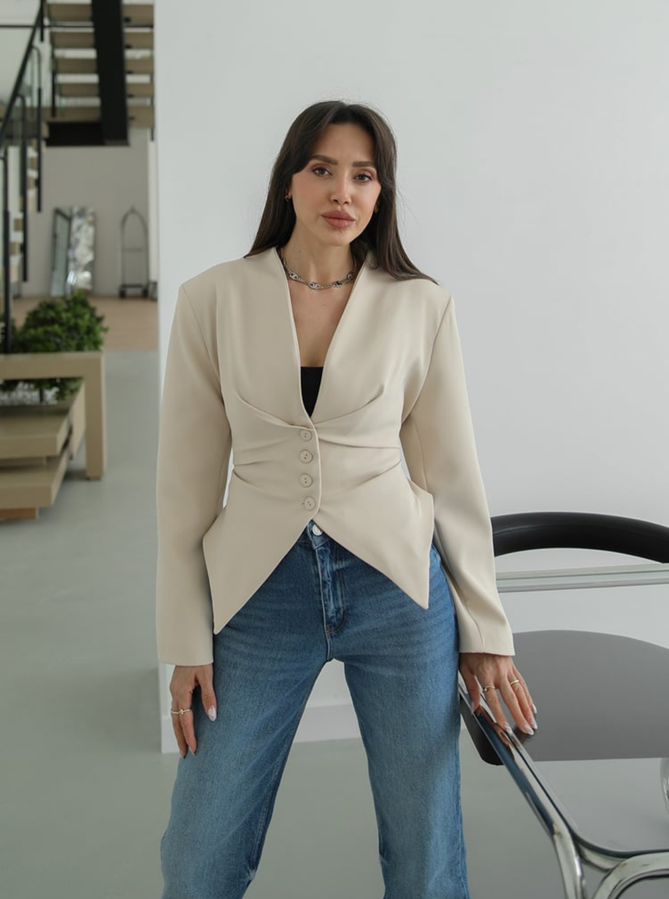 Curve Cut Blazer