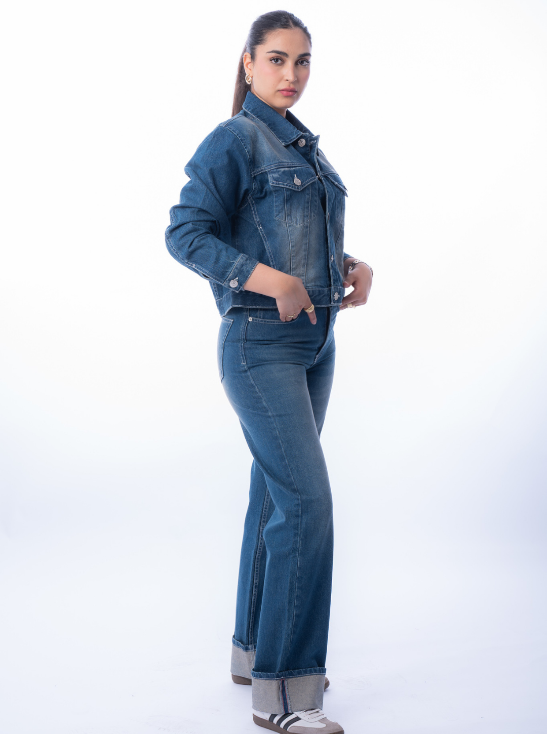 Denim Harmony Suit