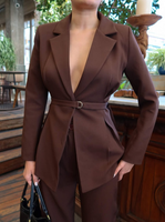 Waist-Cinched Suit