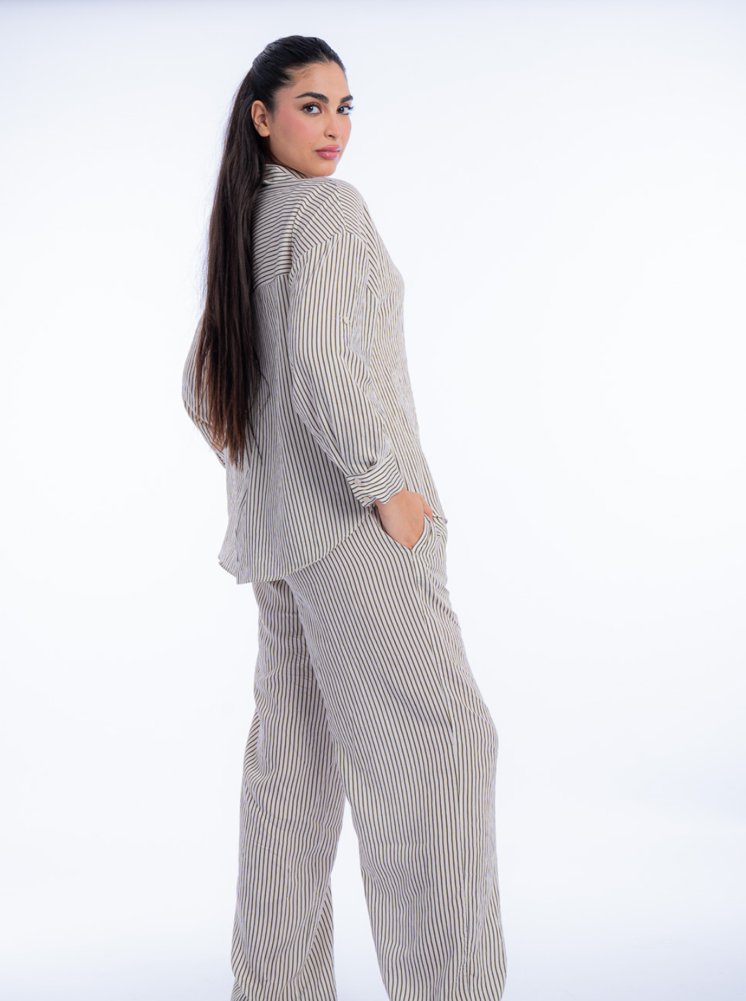 Choice Black Striped Suit