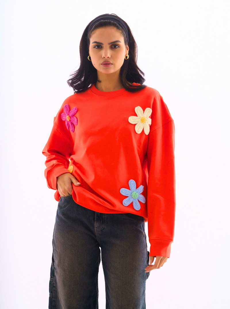FLOWERS SEATSHIRTS