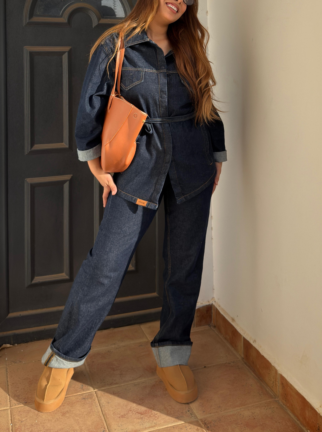 Oversized Denim  Suit