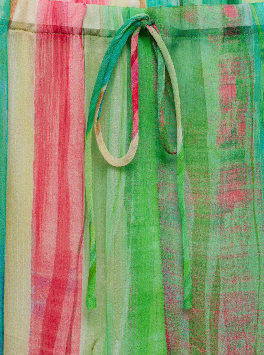 SEMI-TRANSPARENT PRINTED SUIT