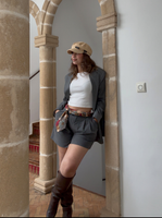 OVERSIZE BLAZER ( Grey )