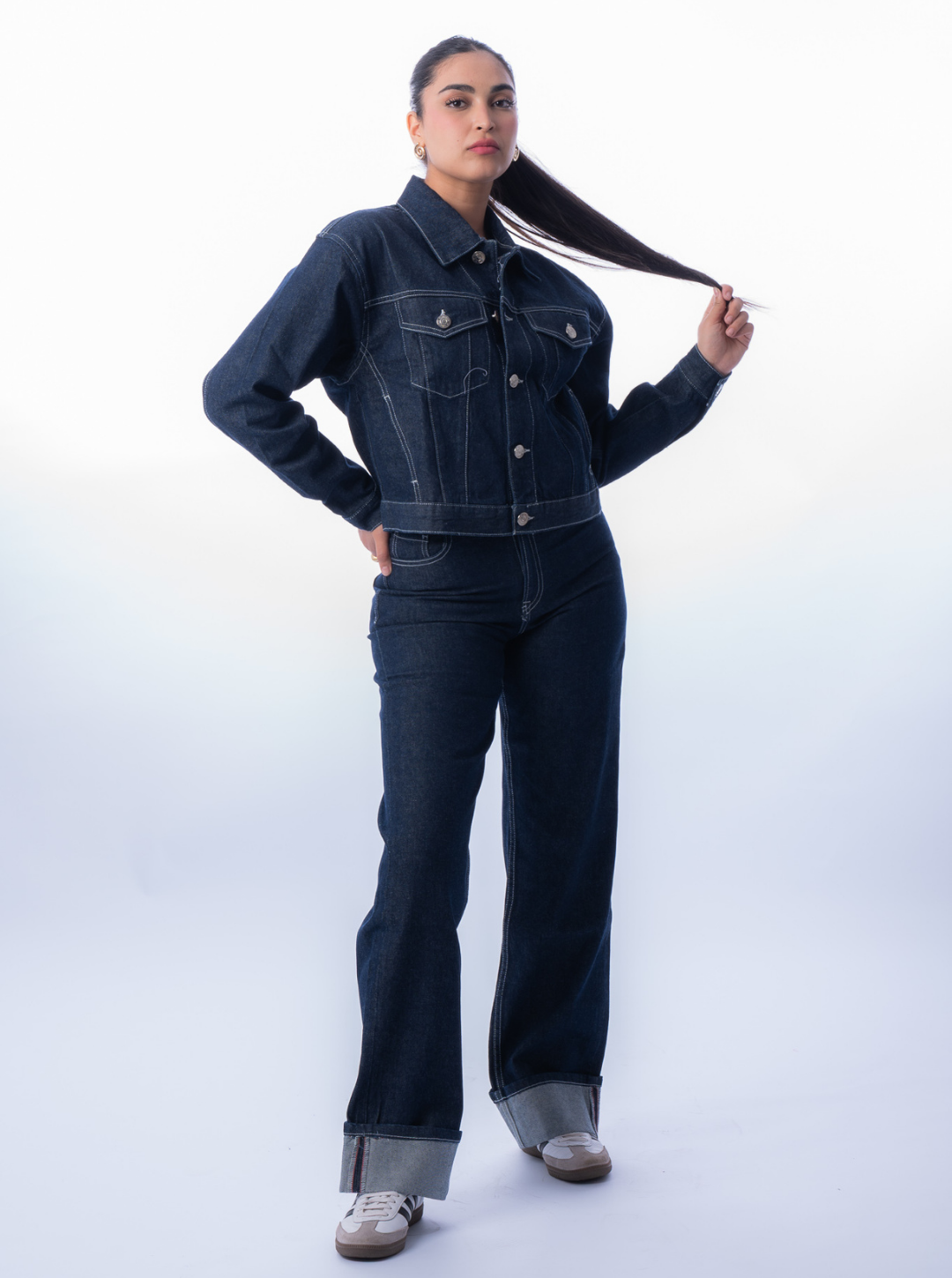 Denim Harmony Suit