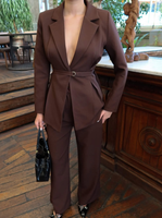 Waist-Cinched Suit
