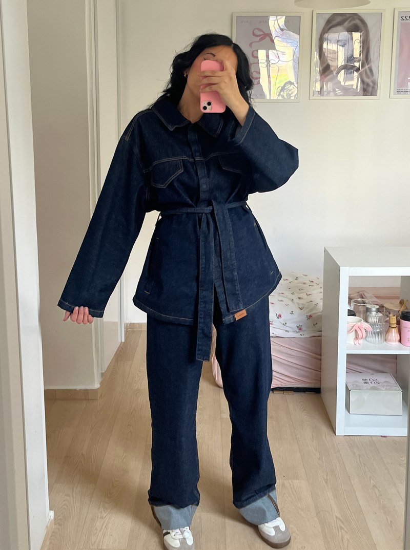 Oversized Denim  Suit (Copy)