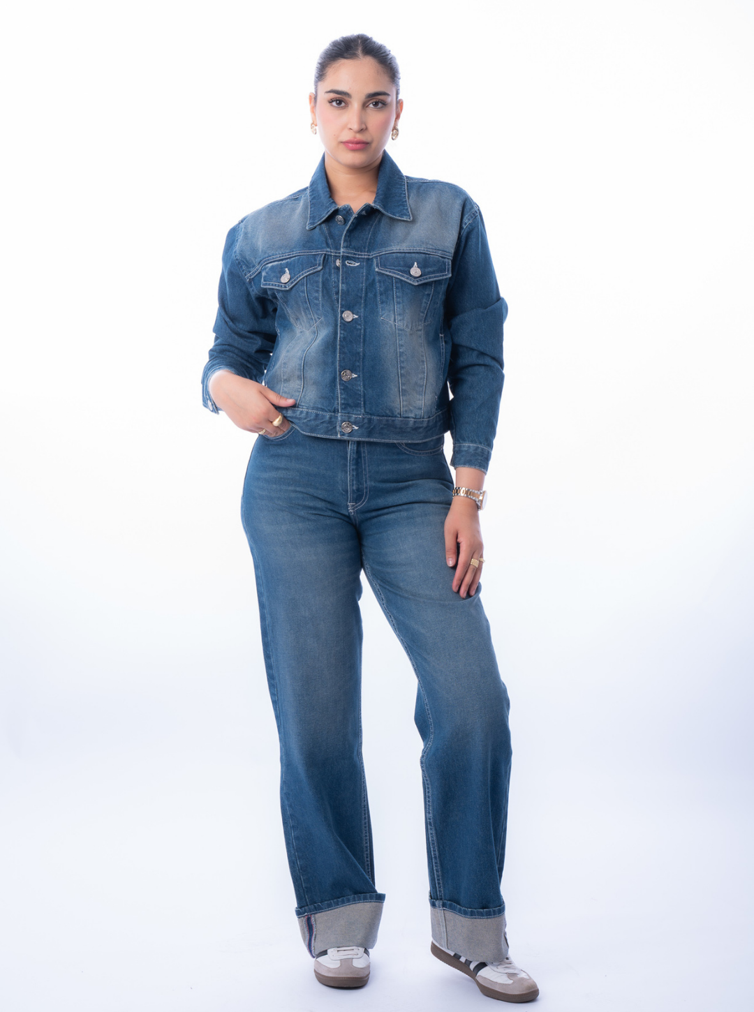 Denim Harmony Suit