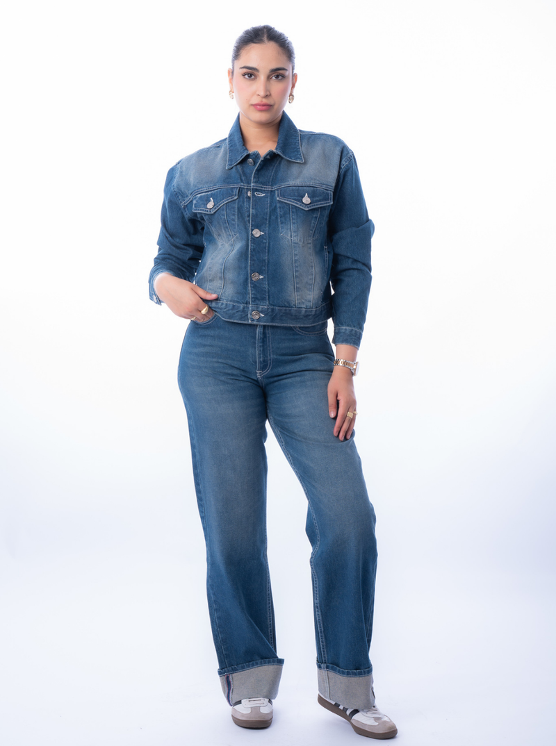 Denim Harmony Suit