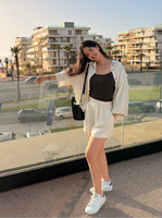 Linen short set