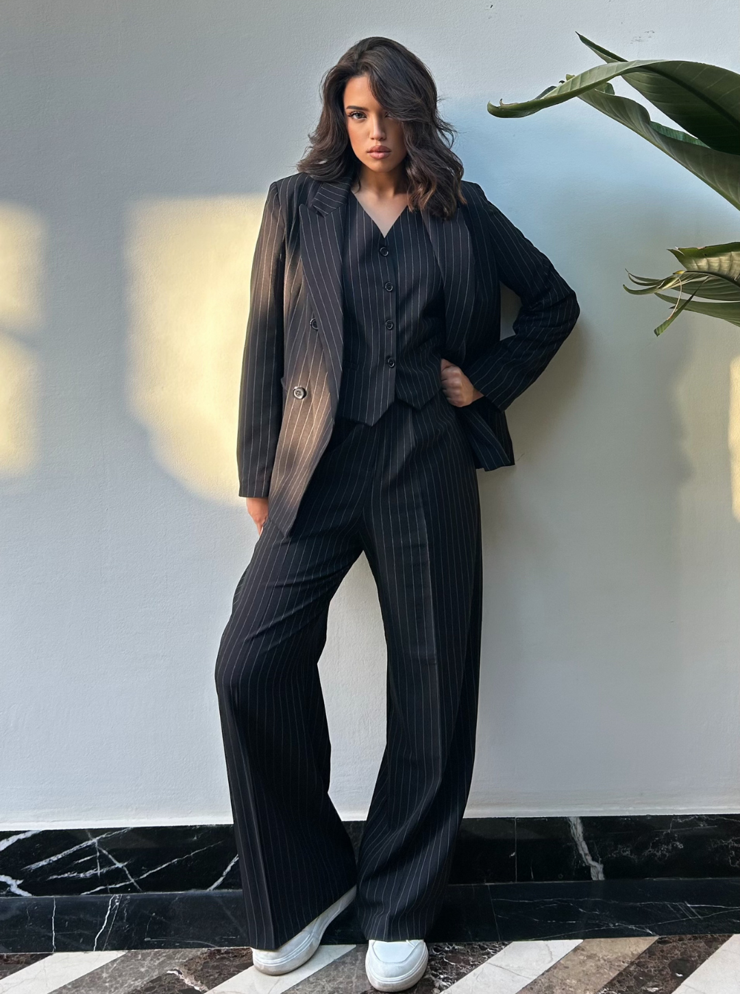 Pinstripe suit