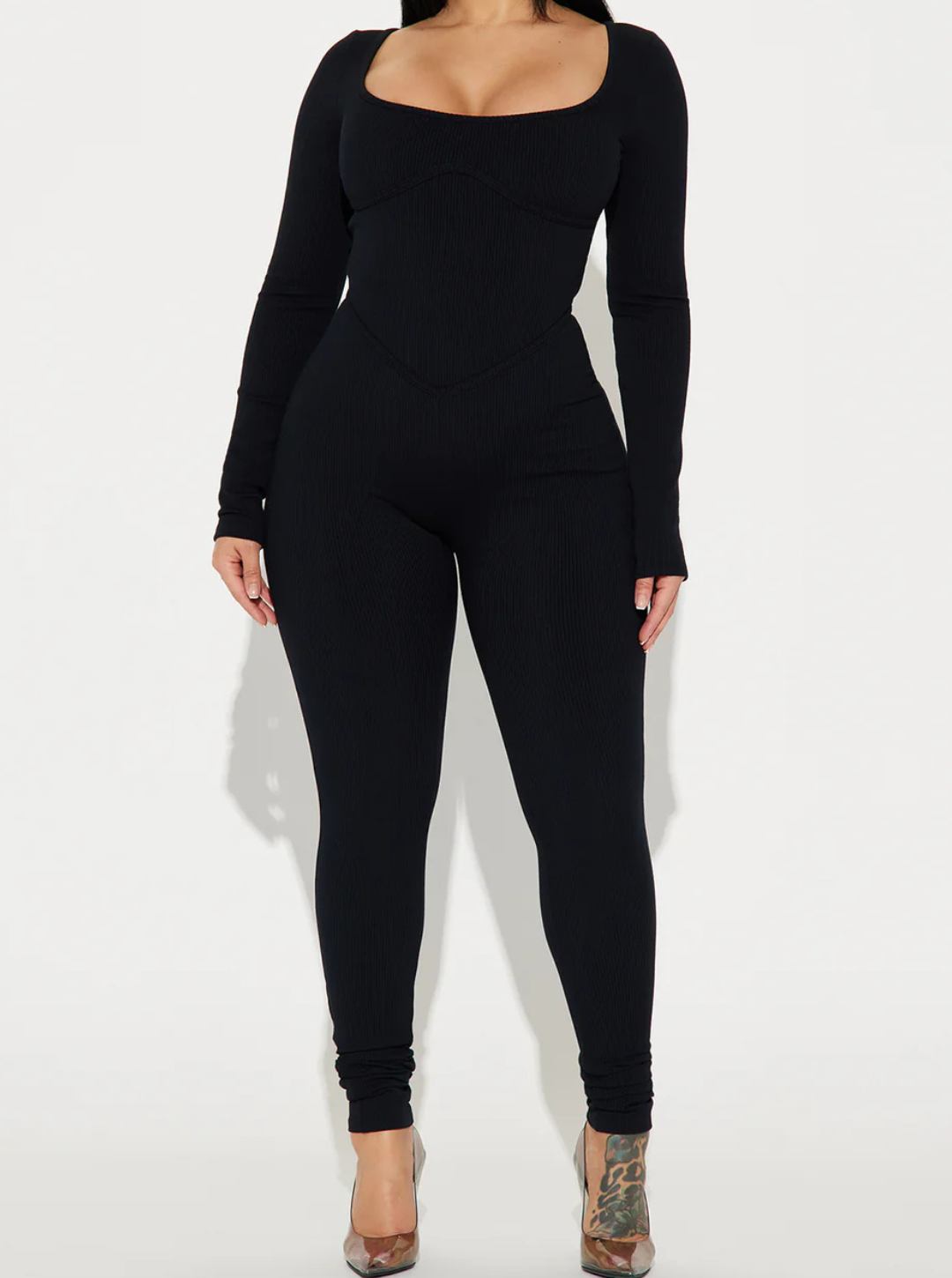 squareneck choice Jumpsuit