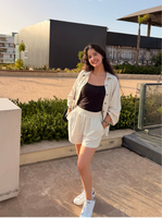Linen short set