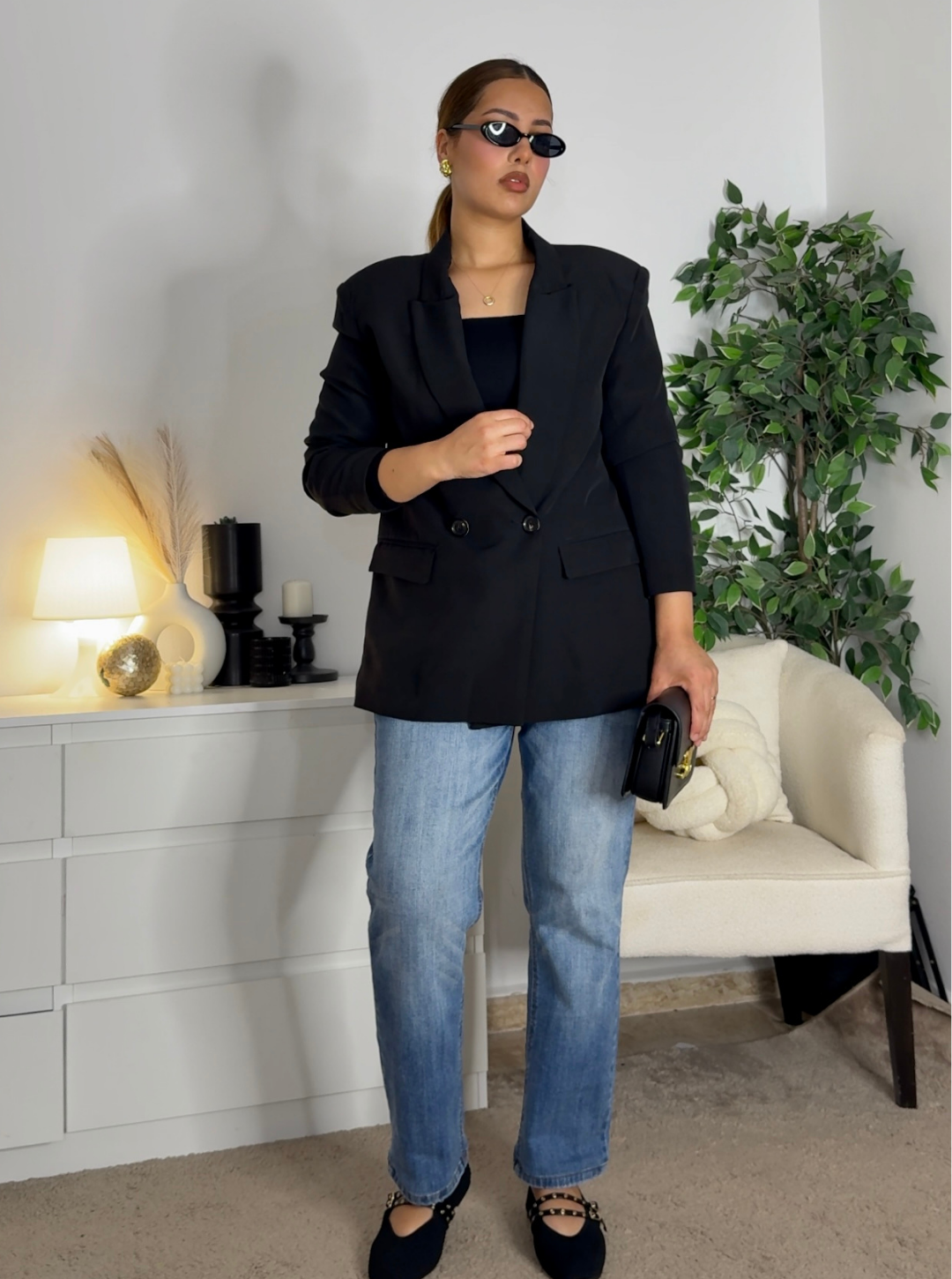 OVERSIZE BLAZER 2 BUTTONS