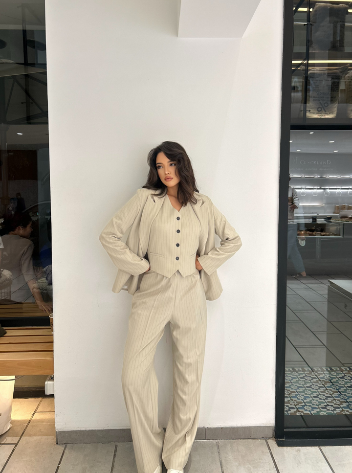 Pinstripe suit