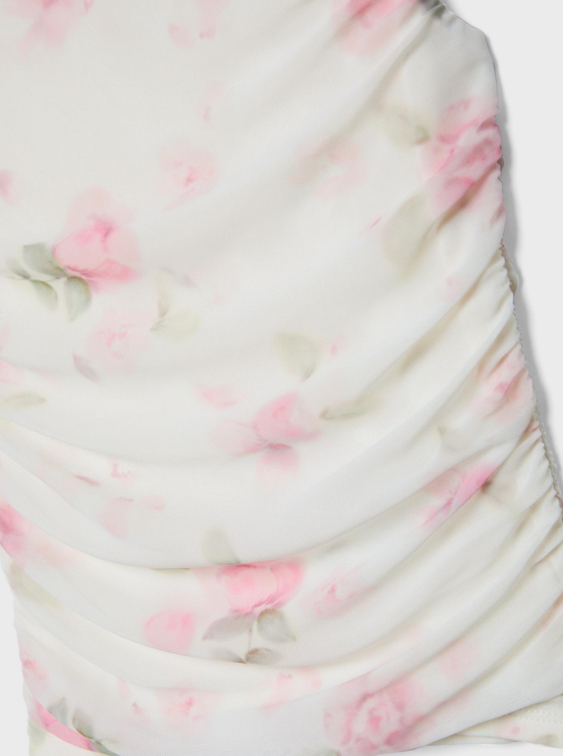 PRINTED TULLE T-SHIRT