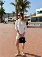 Linen short set