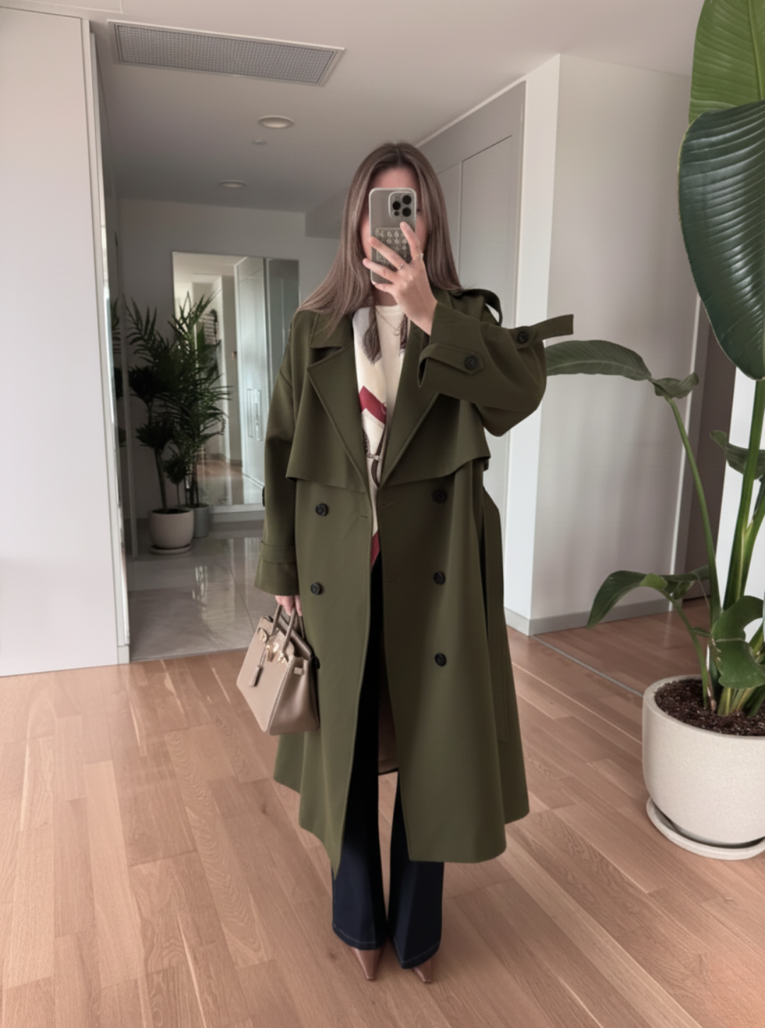 Oversize Long Trench