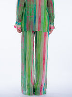 SEMI-TRANSPARENT PRINTED SUIT