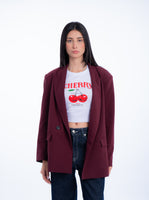 OVERSIZE BLAZER 2 BUTTONS